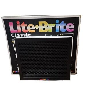 Lite-Brite Classic Retro Light Art Toy Magic Screen with Glowing Pegs